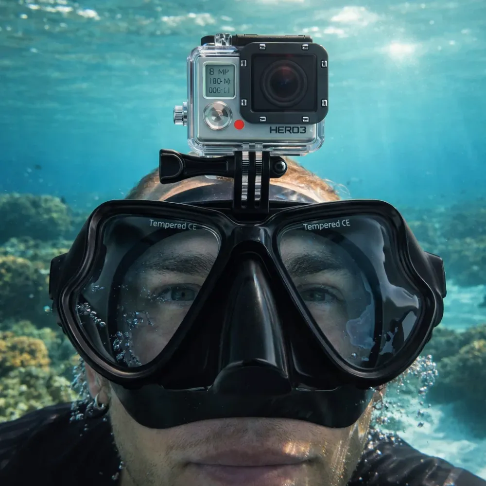 Маска за гмуркане с GoPro