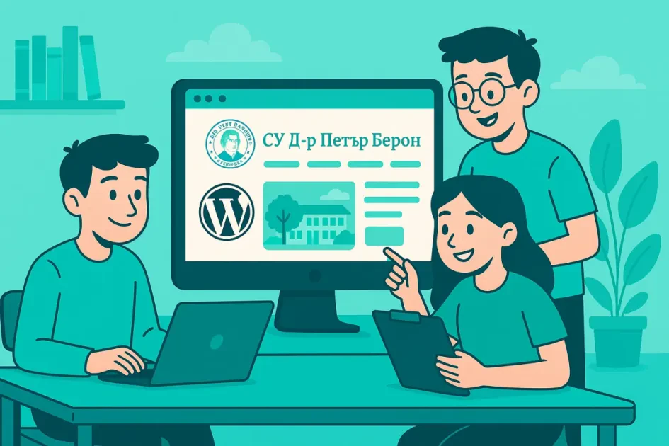 WordPress – Задача: Направете сайт по случай 100 години СУ „Д-р Петър Берон