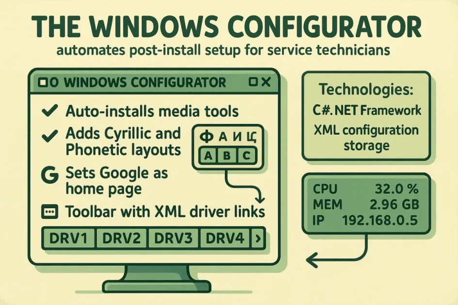 Windows конфигуратор
