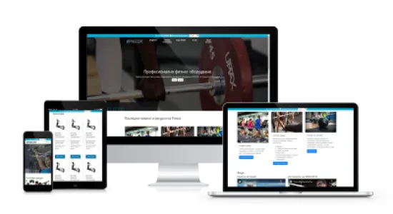 Fitness Equipment and Gym Catalog Website