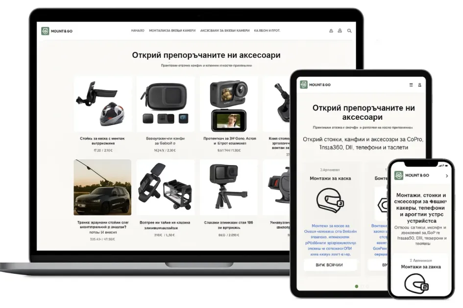 Mount & GO – Action Camera Accessories