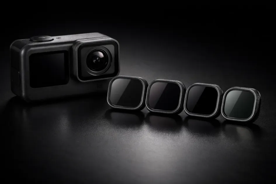 Как да избереш ND филтър за екшън камера (GoPro/DJI) – ND8, ND16, ND32 на практика