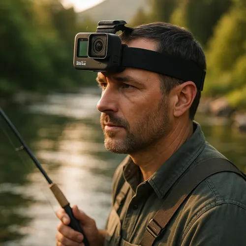 Лента за глава / челник за екшън камера (GoPro, Insta360, DJI)