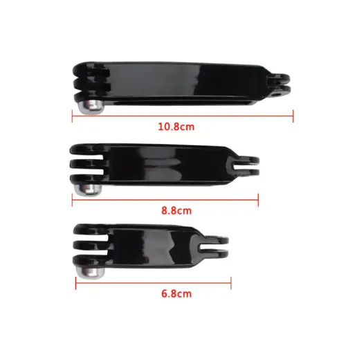 Удължители за монтаж на екшън камери – комплект 3 в 1 (6.8 / 8.8 / 10.8 см)