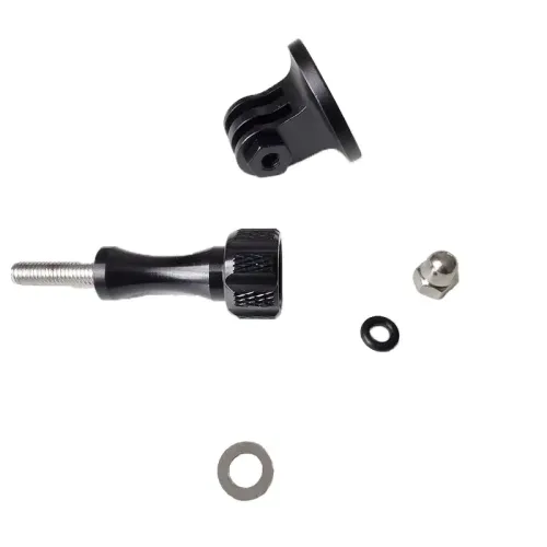 Алуминиев адаптер за статив трипод селфи стик плюс алуминиев винт гумено уплътнение и шайба