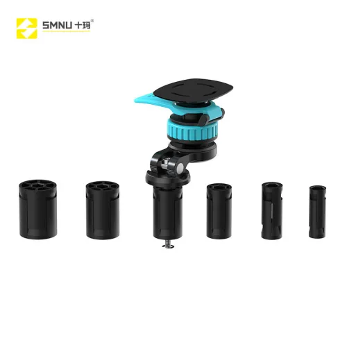 Стойка за телефон с монтажни адаптери в различни размери.