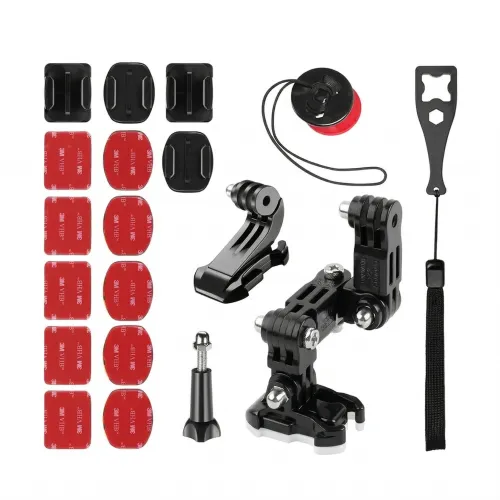 Комплект за монтаж на каска с 3M лепенки, плоска и извита основа.